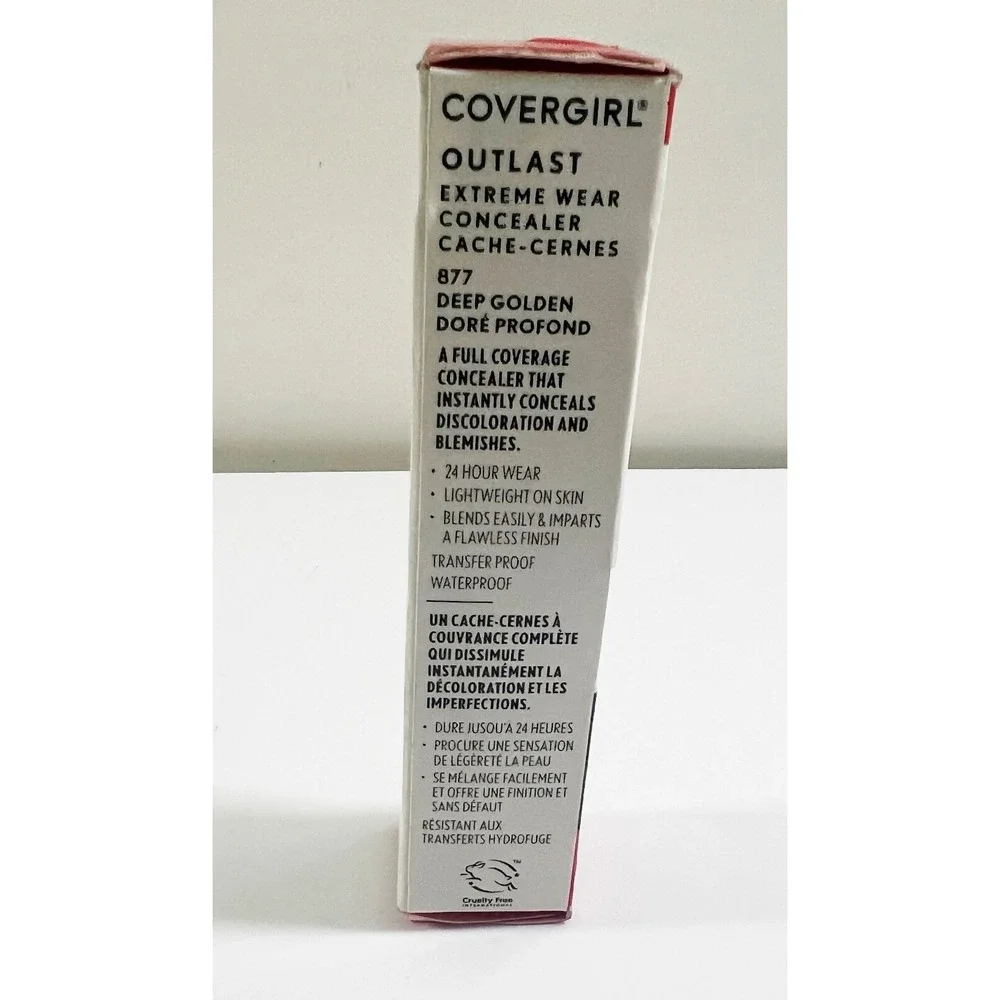 COVERGIRL Outlast Extreme Wear 24HR Concealer, #877 Deep Golden‎ Dore Profound